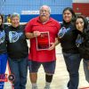 December 23, 2018 – Picture of the Day Las Cruces High Bulldawg coaching staff celebrate Keith Leupold's 500th victory. (L-R, Susan Maynes, Crissie Barrera, Keith Leupold, Flor Gonzalez, Alexis Villegas)