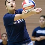 Deming player passes the ball